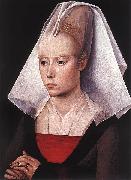 Rogier van der Weyden Portrait of a woman oil painting on canvas